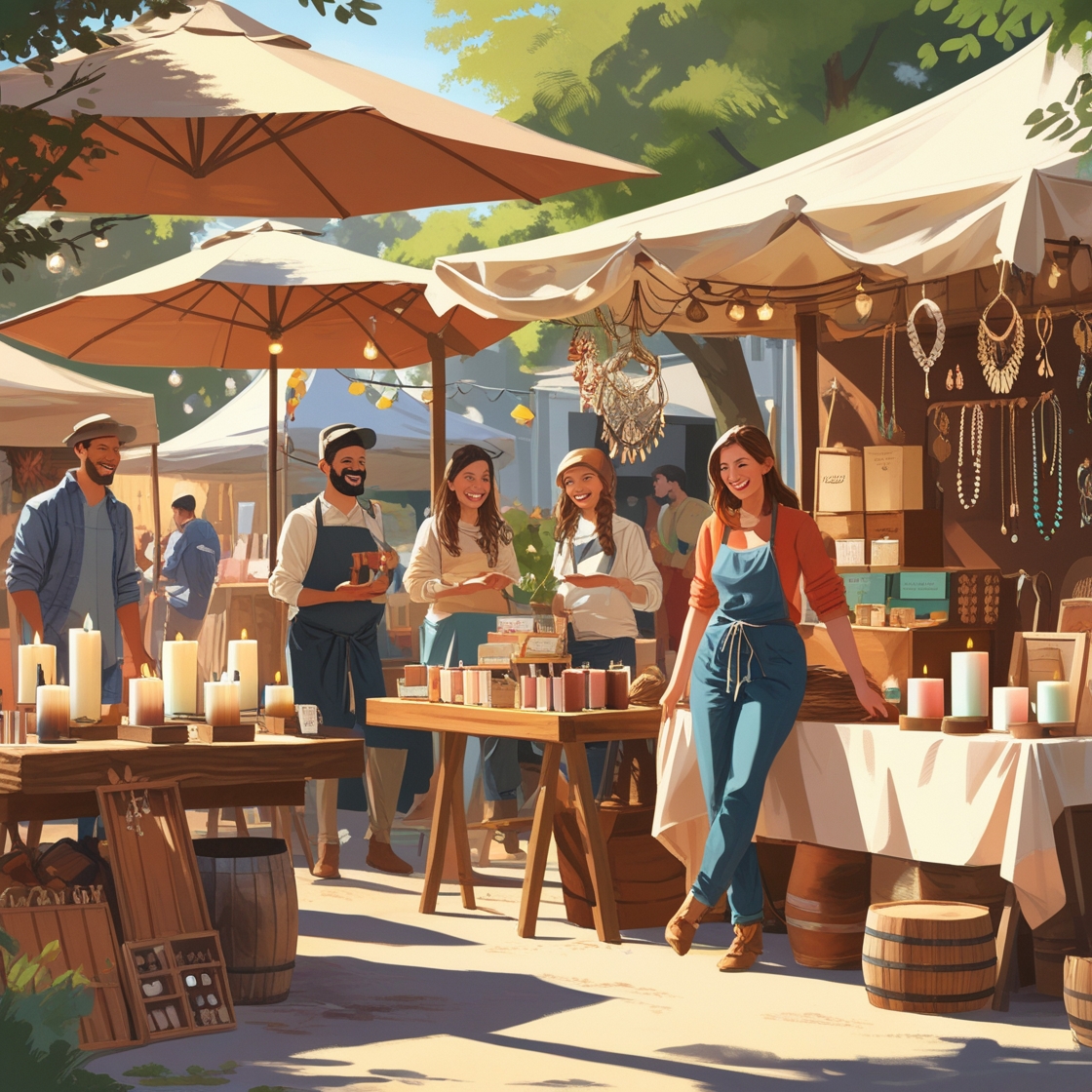 Marché artisanal